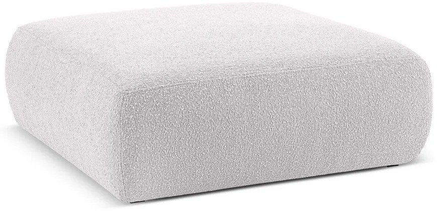 Sgabello grigio chiaro in tessuto bouclé Molino - Micadoni Home