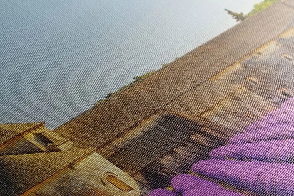 Stampa su tela – Provenza con campi di lavanda