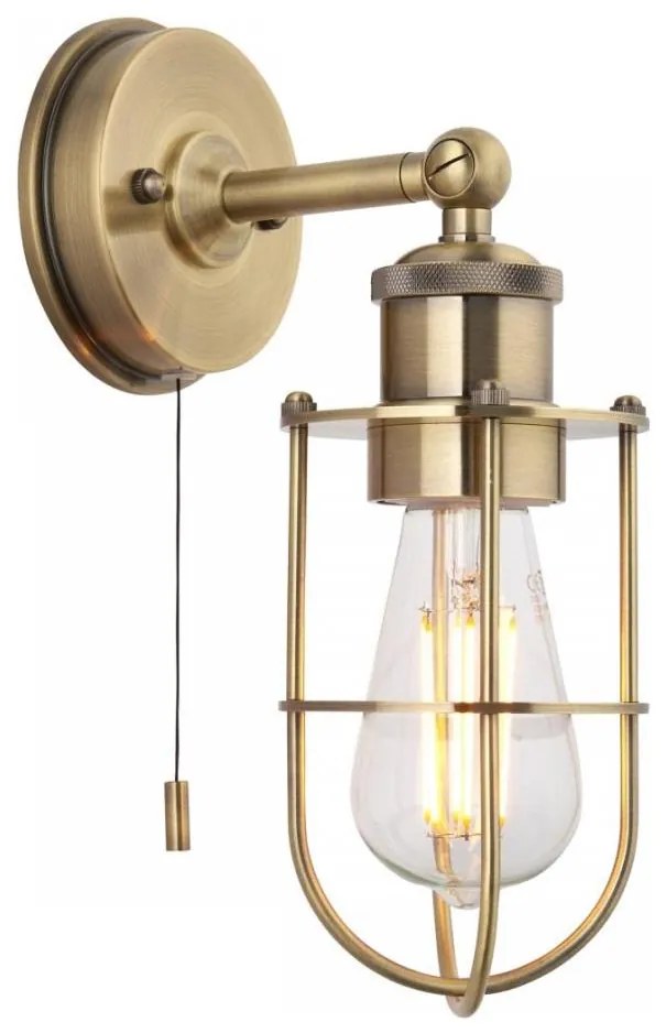 Endon 99952 - Applique da bagno CREW 1xE27/6W/230V IP44 ottone