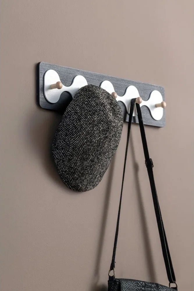 Attaccapanni da parete nero 48 cm Rizar – PT LIVING