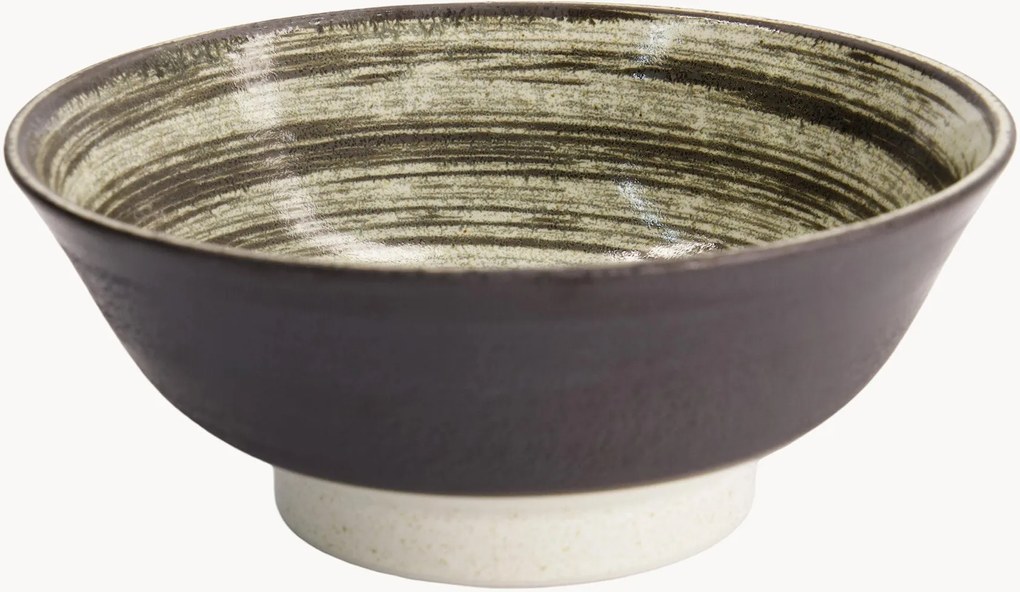 Set di 4 ciotole per ramen fatte a mano Asashio