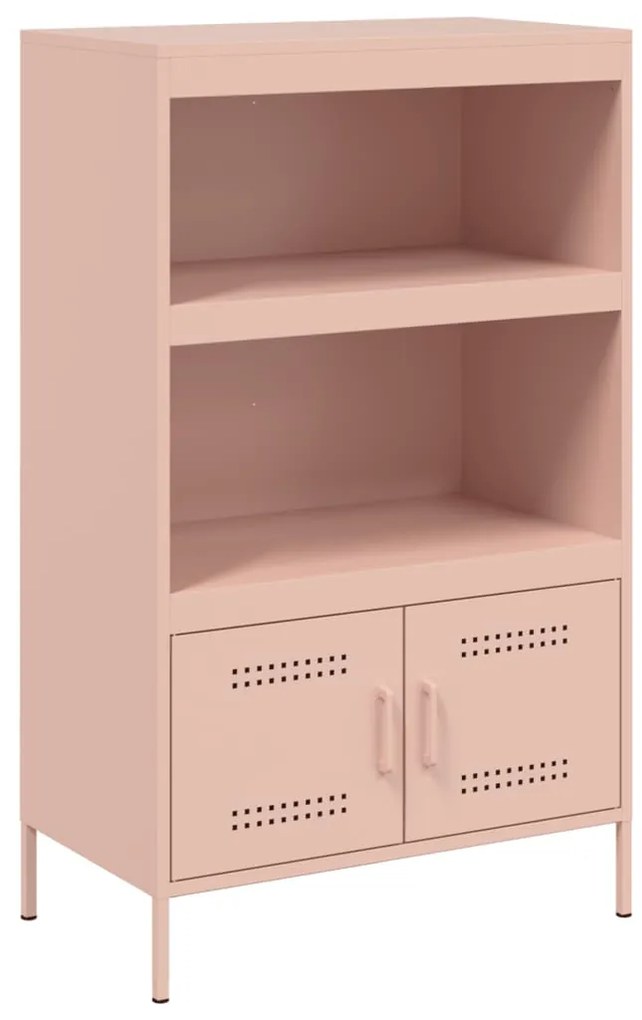 Credenza rosa 68x39x113 cm in acciaio