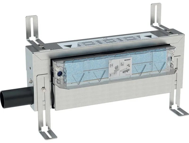 Piletta per doccia e per scarico a pavimento con copertura da piastrellare  GEBERIT Modulo Combifix, scarico a parete   Ø 50 mm Ø foro 40 mm in acciaio