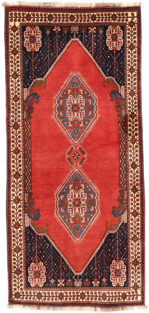 Gashghai Tappeto persiano 90x190 (Iran) Annodato A Mano