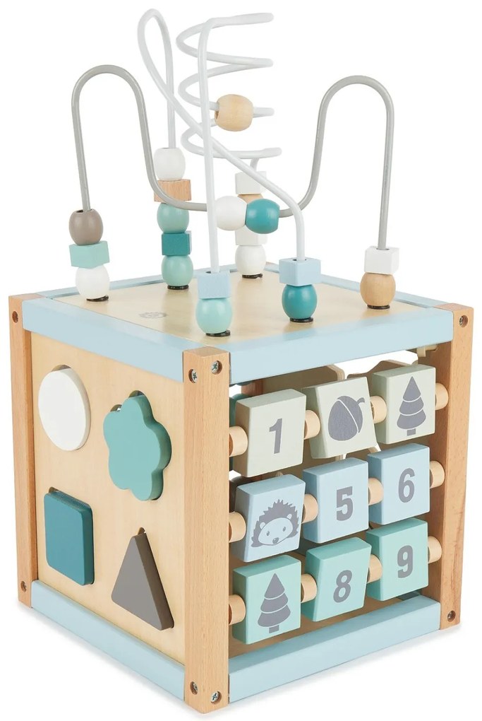 Bieco - Cubo motorio con labirinto - animali del bosco