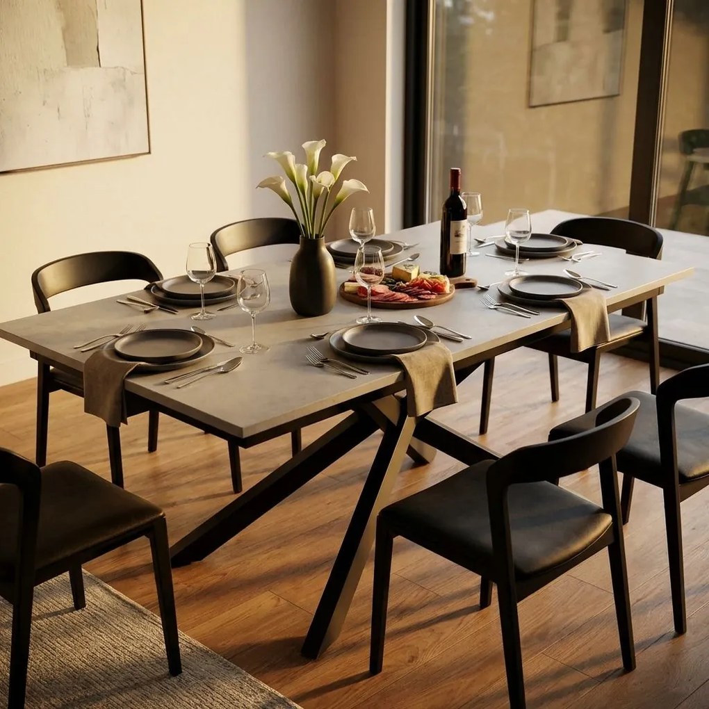 RIGEL - tavolo da pranzo allungabile da 120 cm