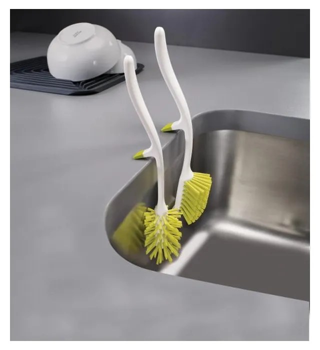 Spazzola per piatti bianca Spazzola per piatti Edge™ - Joseph Joseph