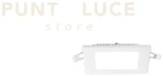 Womb square  faretto quadrato da incasso led bianco 3000k 12w 880lm...