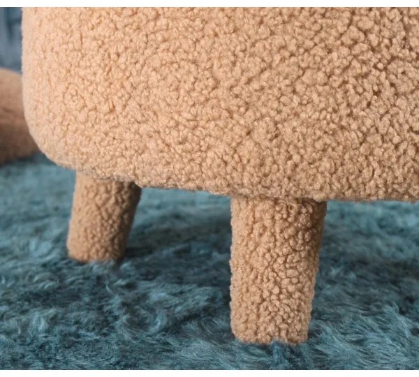 Poltroncina per bambini PIXI Ø 46 cm marrone