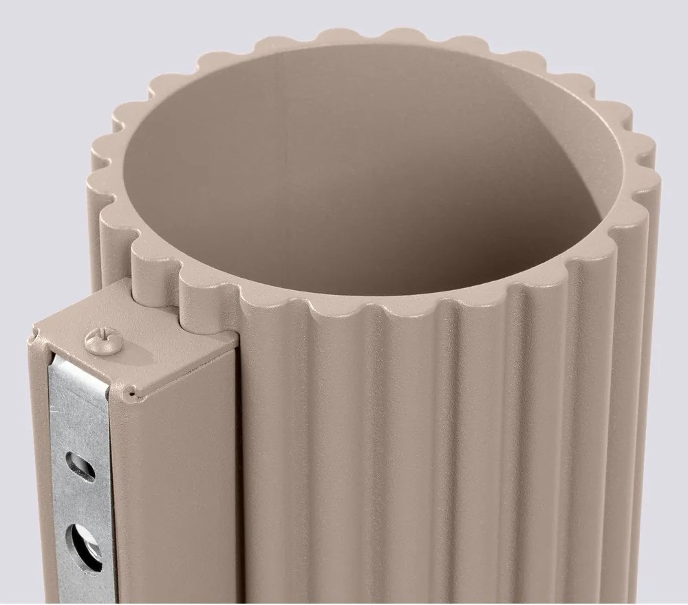 Lampada da parete grigio tortora ø 10 cm Zora – Sollux