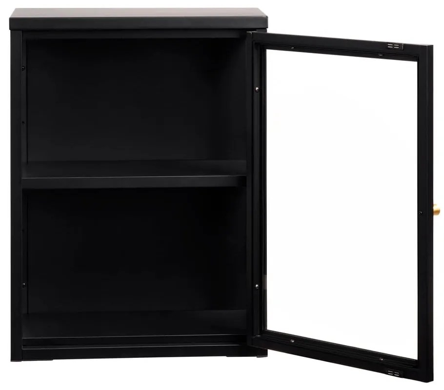 Vetrina nera in metallo 45x60 cm Carmel - Unique Furniture