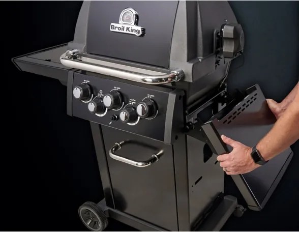 Broil King Royal 390 Shadow Barbecue A Gas 3 Fuochi Con Girarrosto