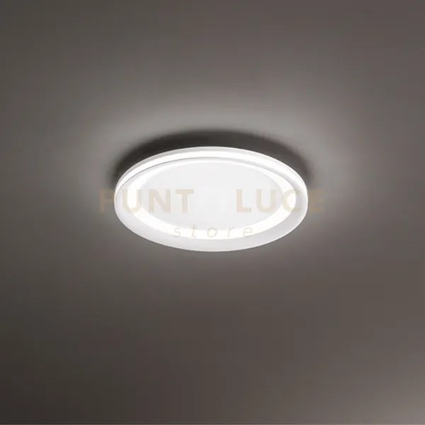 Plafoniera in alluminio colore bianco edge led 66w 3000k cri?83 220...