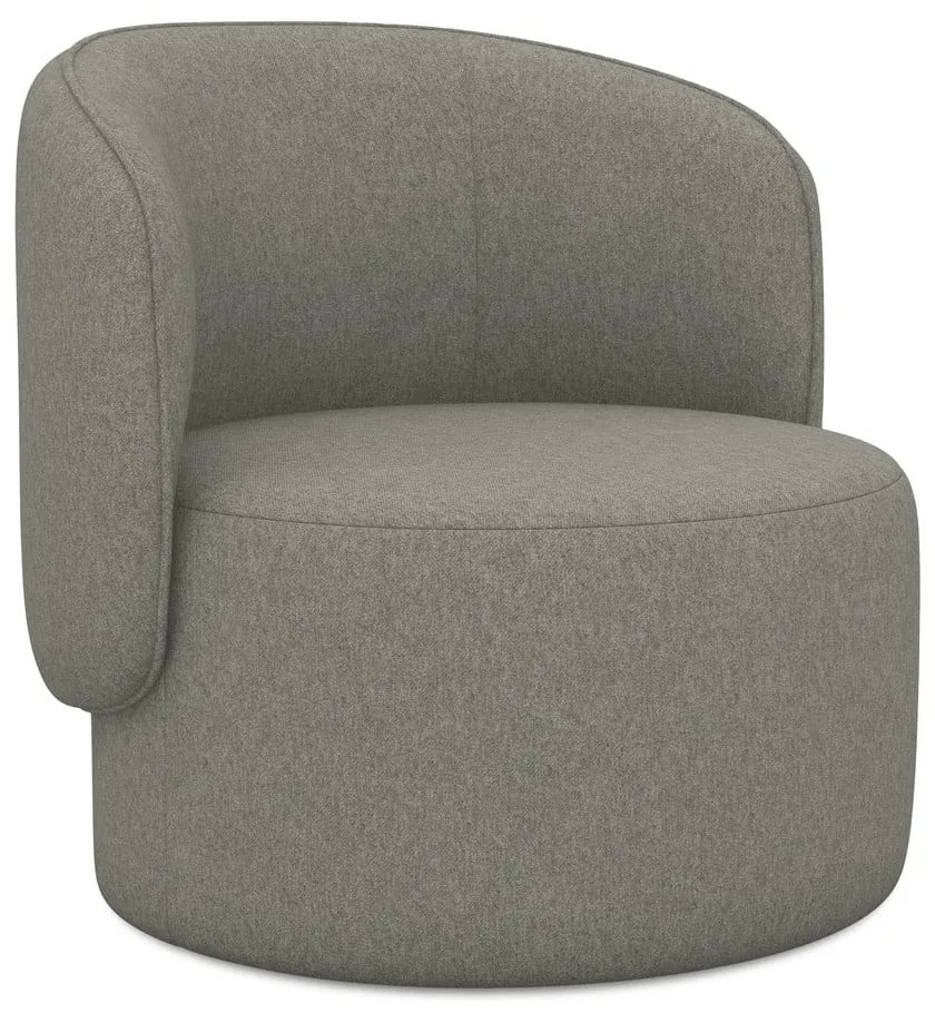 Poltrona grigia Ipo – Makamii