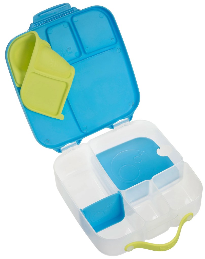 Box porta merenda grande – blu/verde