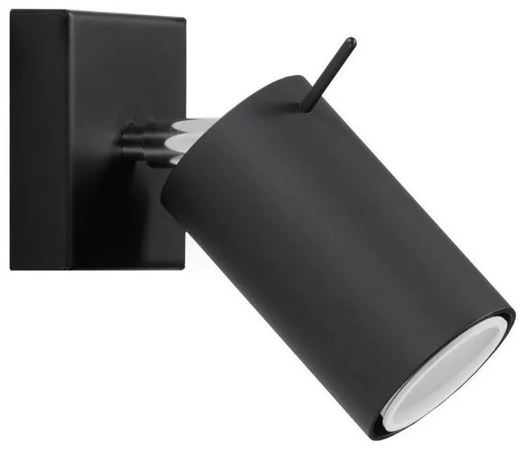 Brilagi - Luce Spot da parete a LED ASMUS 1xGU10/7W/230V nero