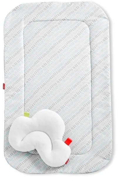 Skip Hop - Coperta per bambini per giocare con il trapezio di legno Fodera CLOUD