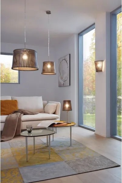 Eglo 96203 - Lampada da tavolo SENDERO 1xE27/60W/230V