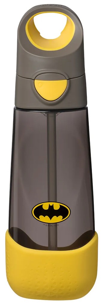 Bottiglia con cannuccia 600 ml - Batman