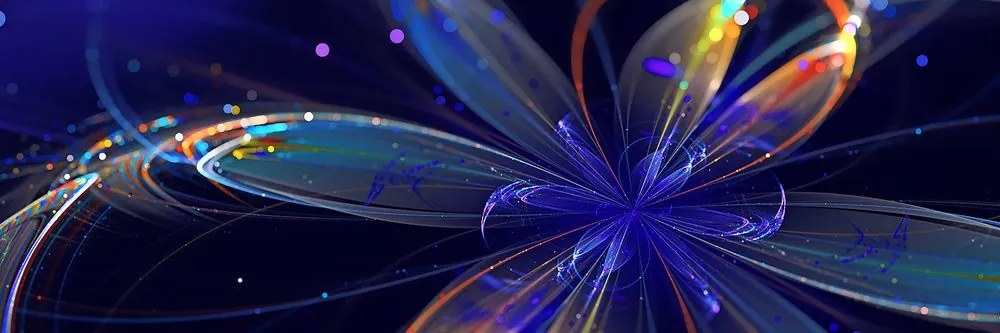 Quadro su tela – Fiore virtuale