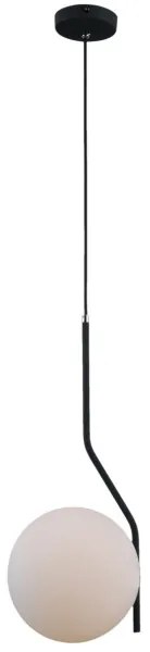 ITALUX PND-3300-1-BK - Lampadario a sospensione con filo CARIMI 1xE27/5W/230V nero