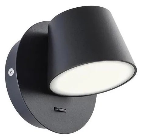 Redo 01-1739 - Applique a LED SHAKER LED/6W/230V nero