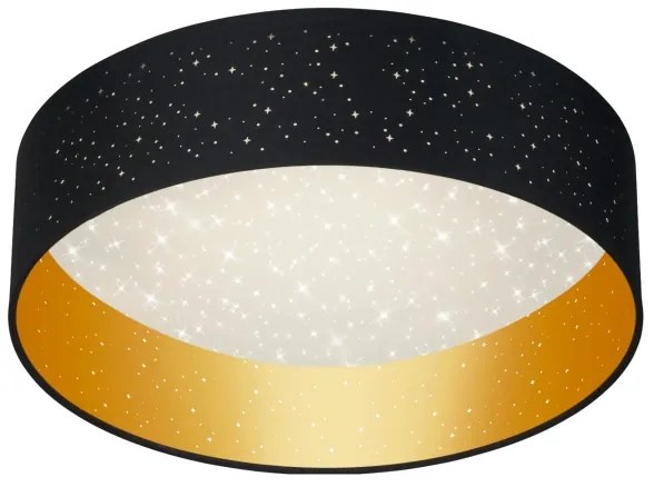 Plafoniera LED TULUZA LED/24W/230V diametro 40 cm nero