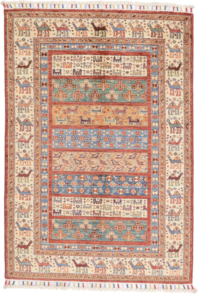 Samarkand Tappeto 100 x 150 (Pakistan) Annodato A Mano