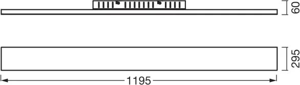 Osram - Pannello LED a montaggio superficiale PLANON LED/40W/230V 3000K 30x120 cm bianco