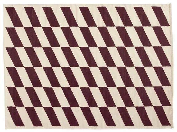 Shift Kelim Tappeto 170x240 Burgundy - Hay