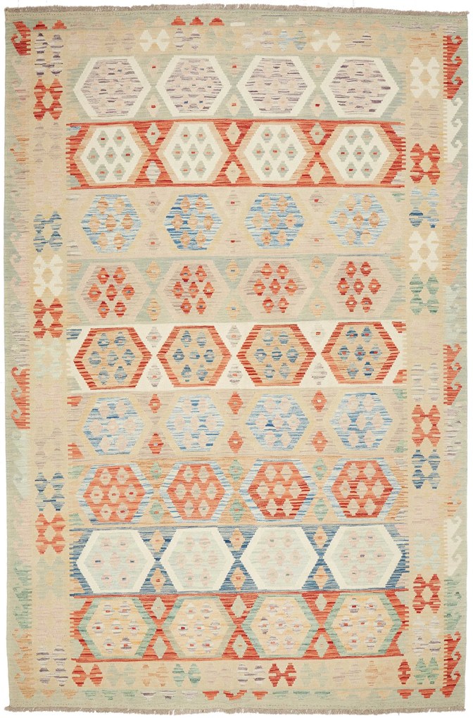 Kilim Tappeto 300x200 (Pakistan) Tessuto A Mano