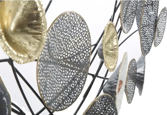 Pannello Decorativo Astratto Grid 135X7,5X69 Cm In Ferro Multicolore