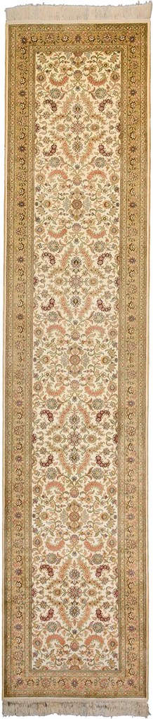 Hereke Tappeto orientale 80 x 370 Beige (Cina) Annodato A Mano