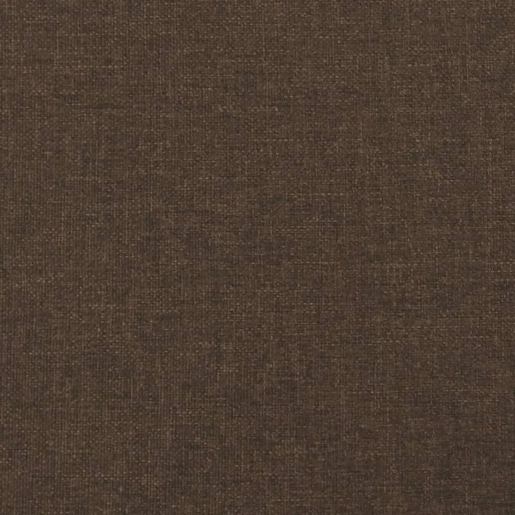 Giroletto a Molle Marrone Scuro 160x200 cm in Tessuto