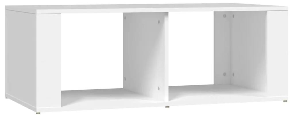 Tavolino da salotto bianco 100x50x36 cm in legno multistrato