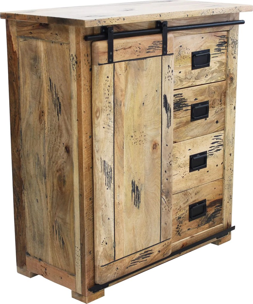 BEILY - cassettiera legno di mango