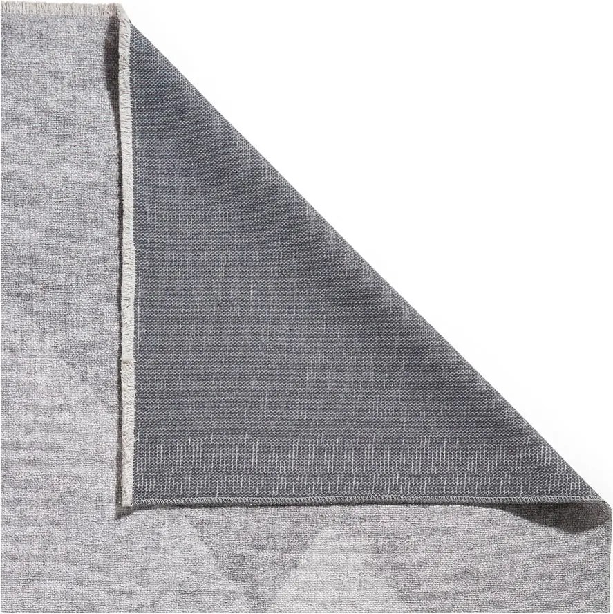 Tappeto in grigio chiaro in misto cotone lavabile 122x170 cm Whisper – Think Rugs