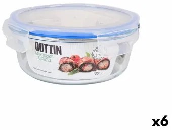 Porta pranzo Ermetico Quttin Rotonda 1,3 L (6 Unità)