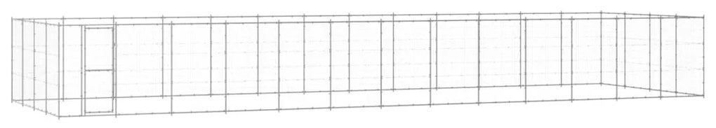 Gabbia Per Cani Da Esterno İn Acciaio Zincato 53,24 M² /