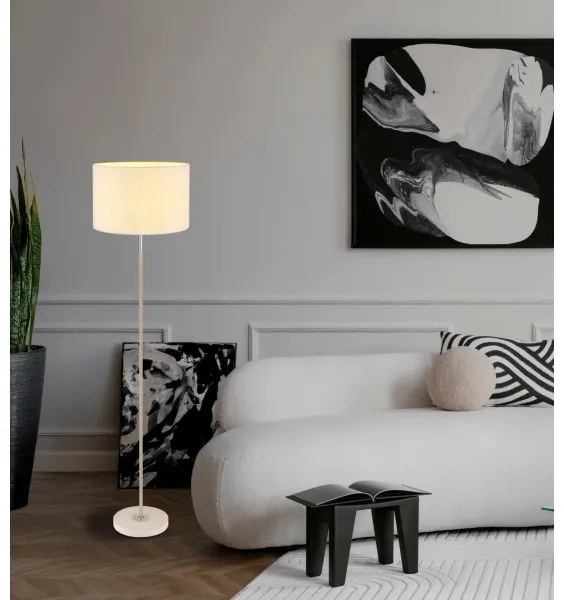 Globo 15968S - Lampada da terra DELEON 1xE27/60W/230V