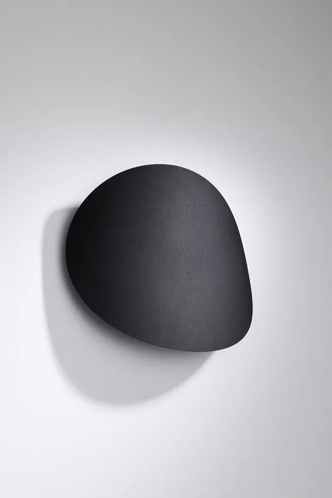 Lampada da parete nera Junker - Sollux