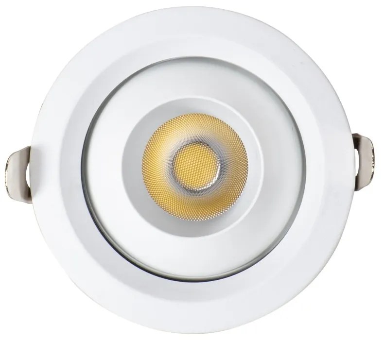 Faro LED da Incasso 12W Nero Ø75mm IP40 Orientabile con driver Philips Colore Bianco Variabile CCT