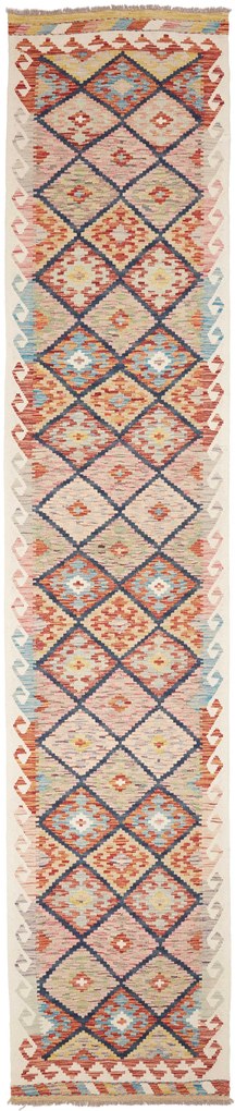 Kilim Tappeto 400x80 (Pakistan) Tessuto A Mano