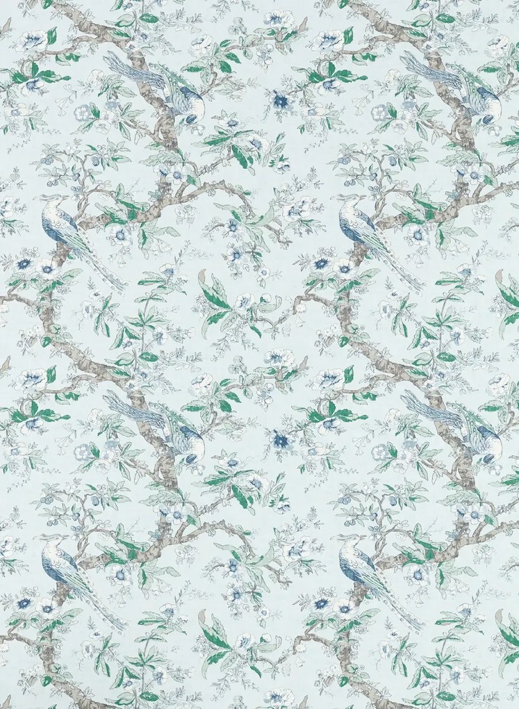 Zoffany Tapete Chintz - Blue Stone