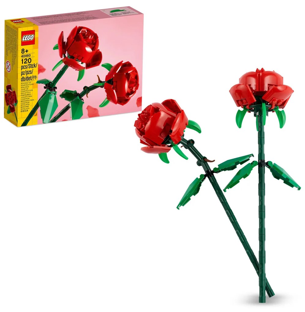 Rose rosse Lego Botanical