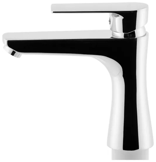 FERRO - Miscelatore per lavabo + piletta ALGEO SQUARE cromo lucido