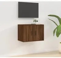 Mobile Porta TV a Parete Rovere Marrone 57x34,5x40 cm 816623