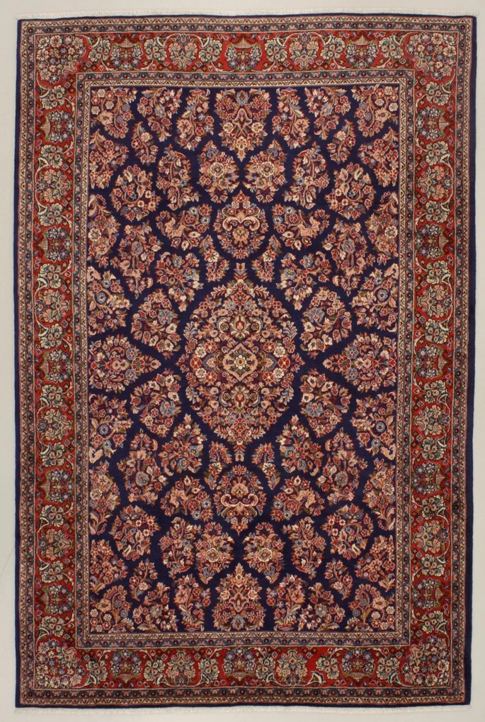 Sarouk Tappeto 200x310 (Iran) Annodato A Mano
