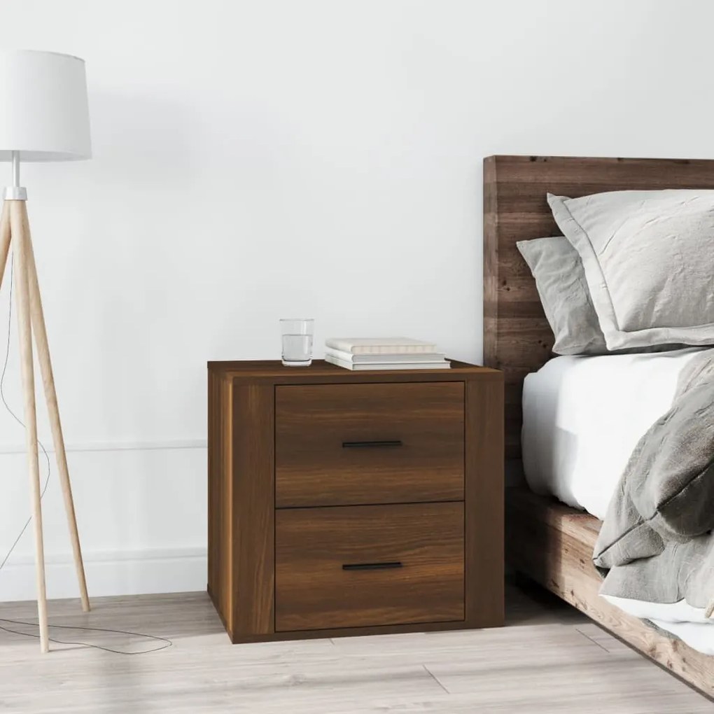Comodino Rovere Marrone 50x39x47 Cm /