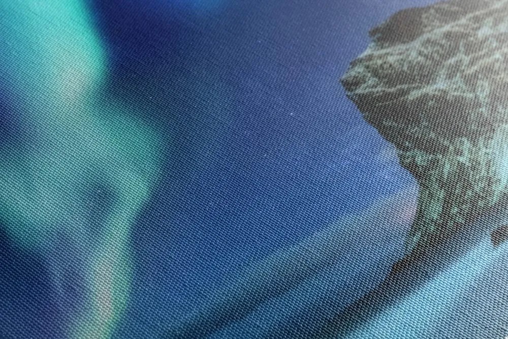 Quadro su tela – Aurora boreale in Norvegia